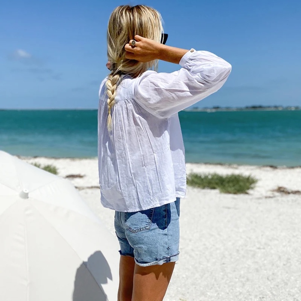 NWT Emerson Fry Laurent Button Front Long Sleeve … - image 14